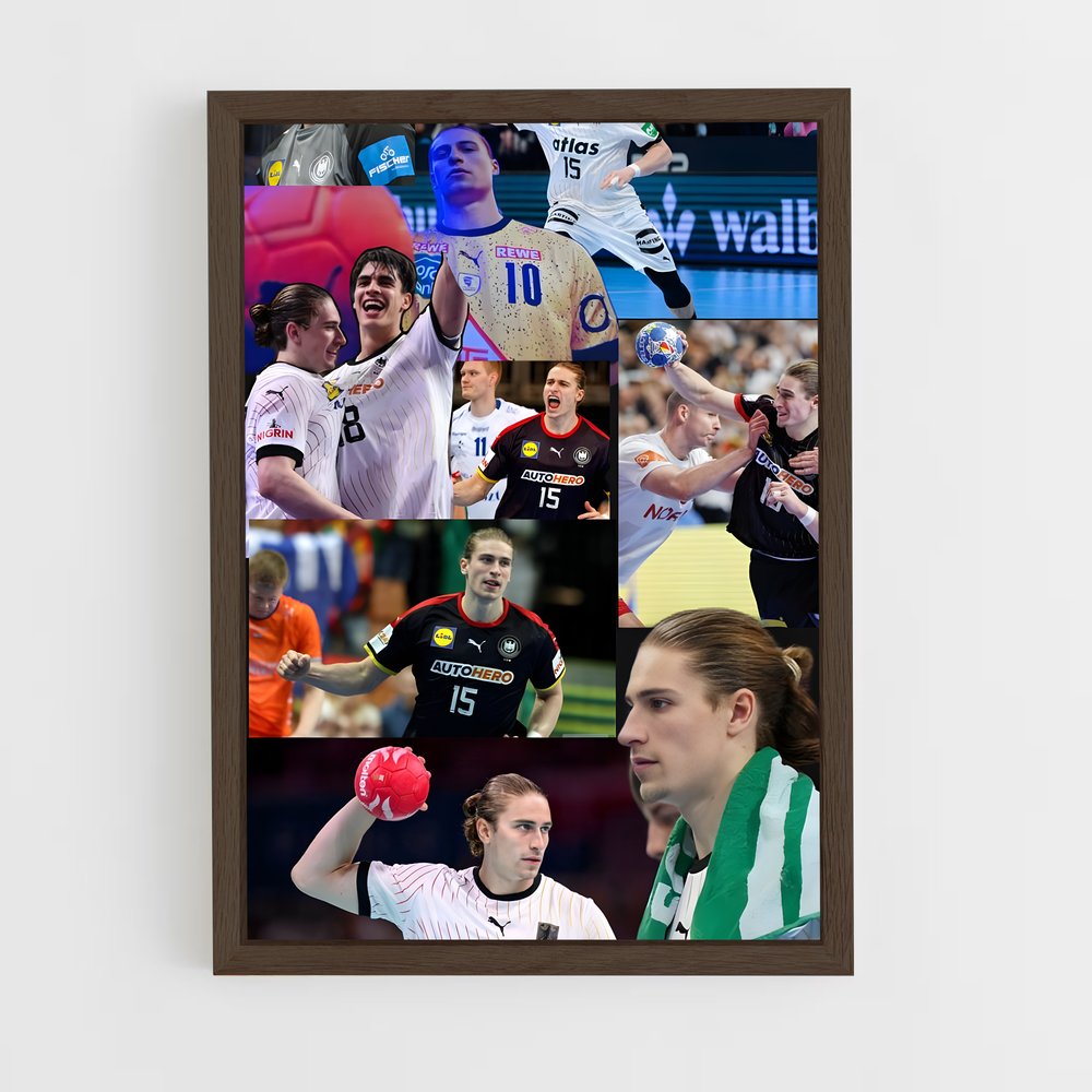 Poster La Danse des Champions – affiche Handball (vue 5)